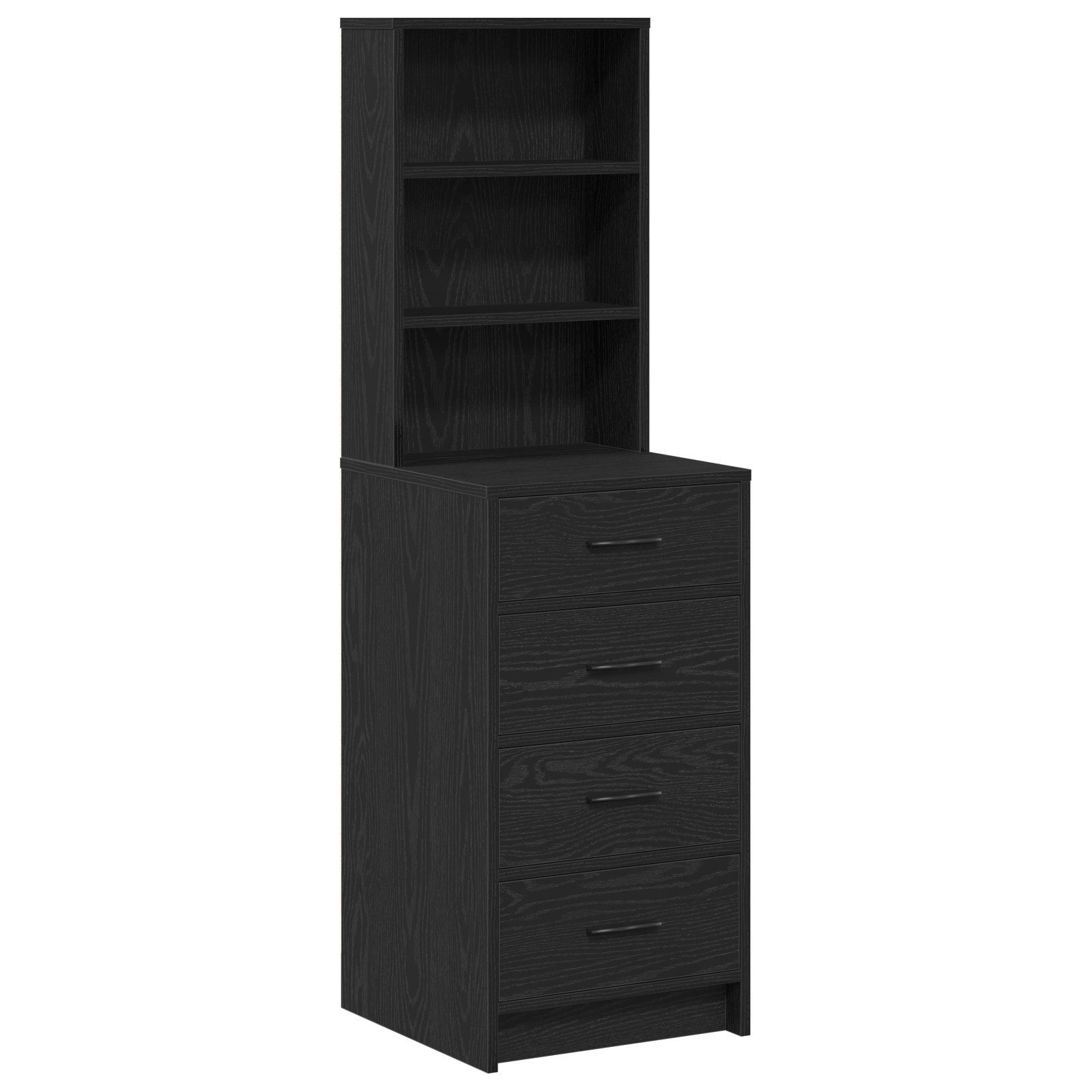 vidaXL Highboard Highboard Schwarz Eiche 40x41x135 günstig online kaufen