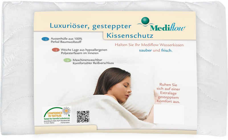 Mediflow Wasserkissen »Mediflow gesteppter Luxus Schonbezug 5020 40x80cm«, 1-tlg.