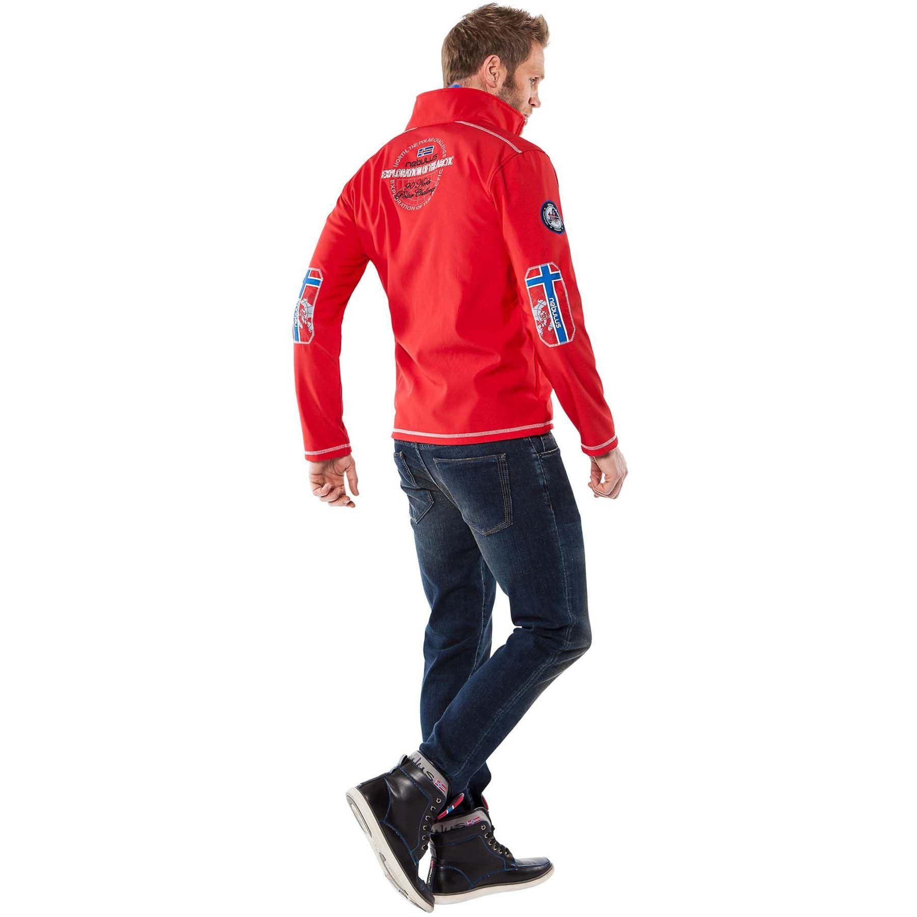 Nebulus Softshelljacke MAESTRO, Q802 - Herren, rot, XL