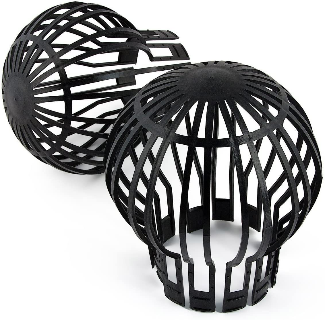 Provance Dachrinnenreiniger Fallrohrschutz 2er Set Dachrinnenschutz Verschlusskappe Ø 8,5 cm, (Set, 1-tlg)