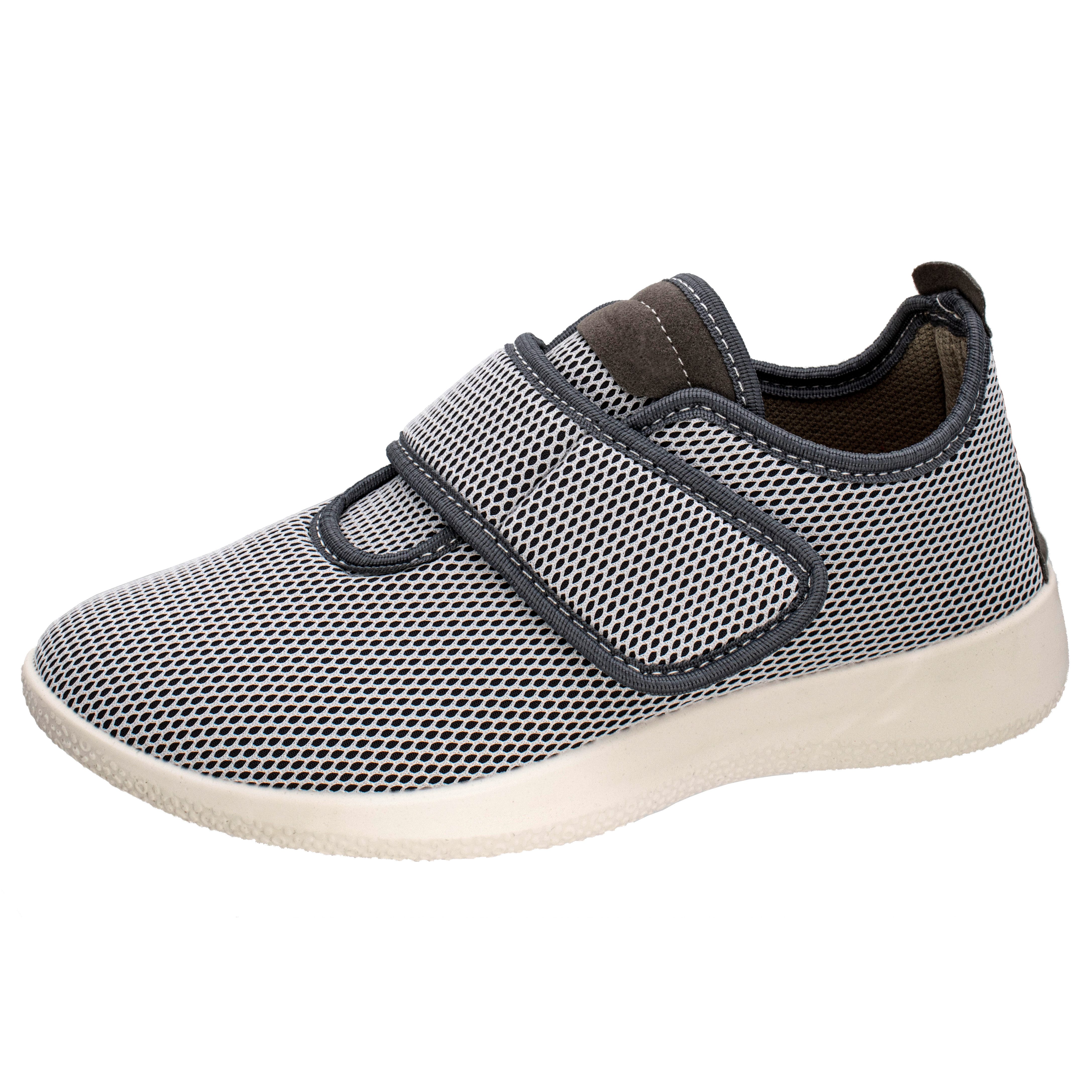 Fischer-Markenschuh Ortho Aktiv Klettschuh aus Mesh, mit Textilfutter, Einlegesohle herausnehmbar