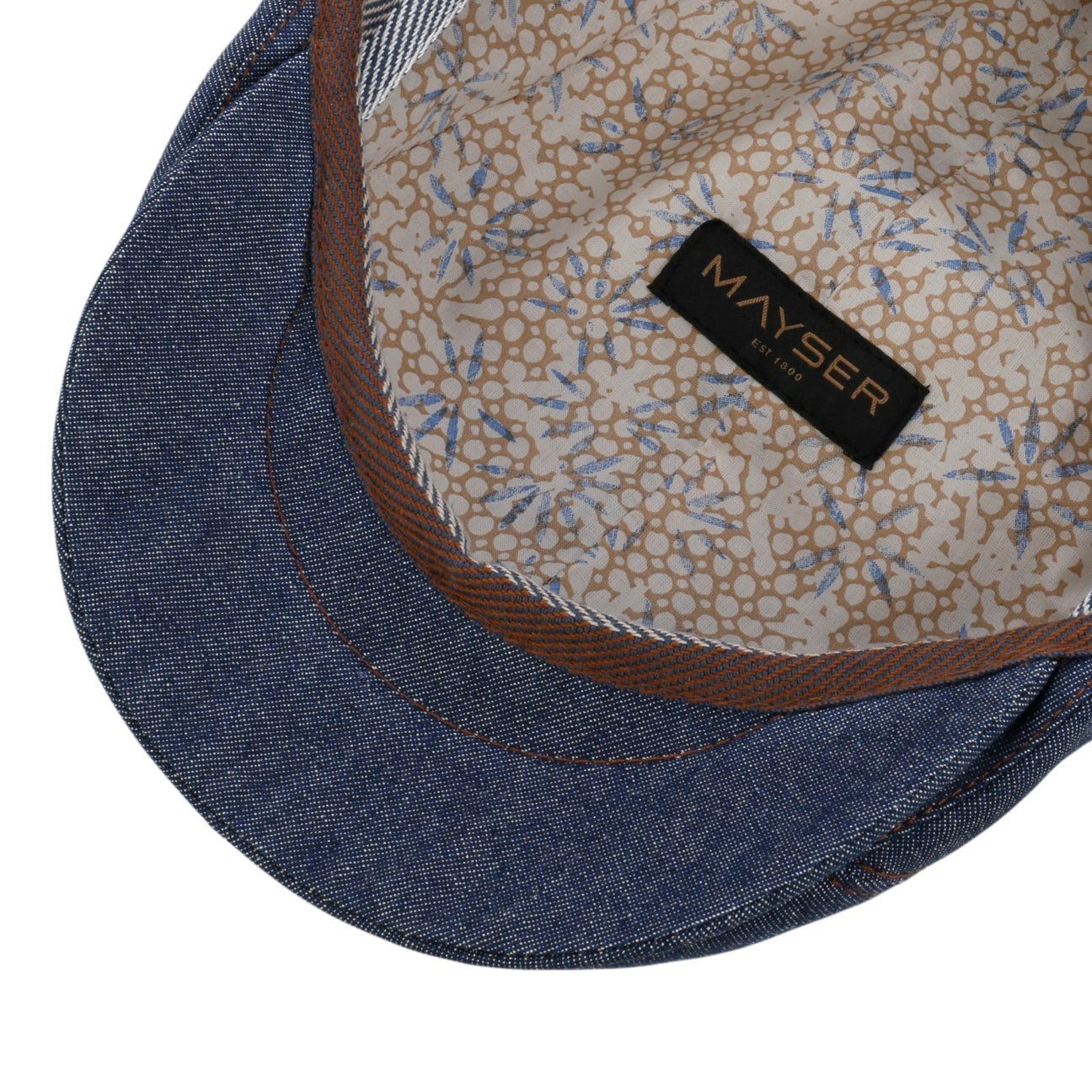 Mayser Flat Cap (1-St) Schirmmütze mit Schirm, Made in the EU