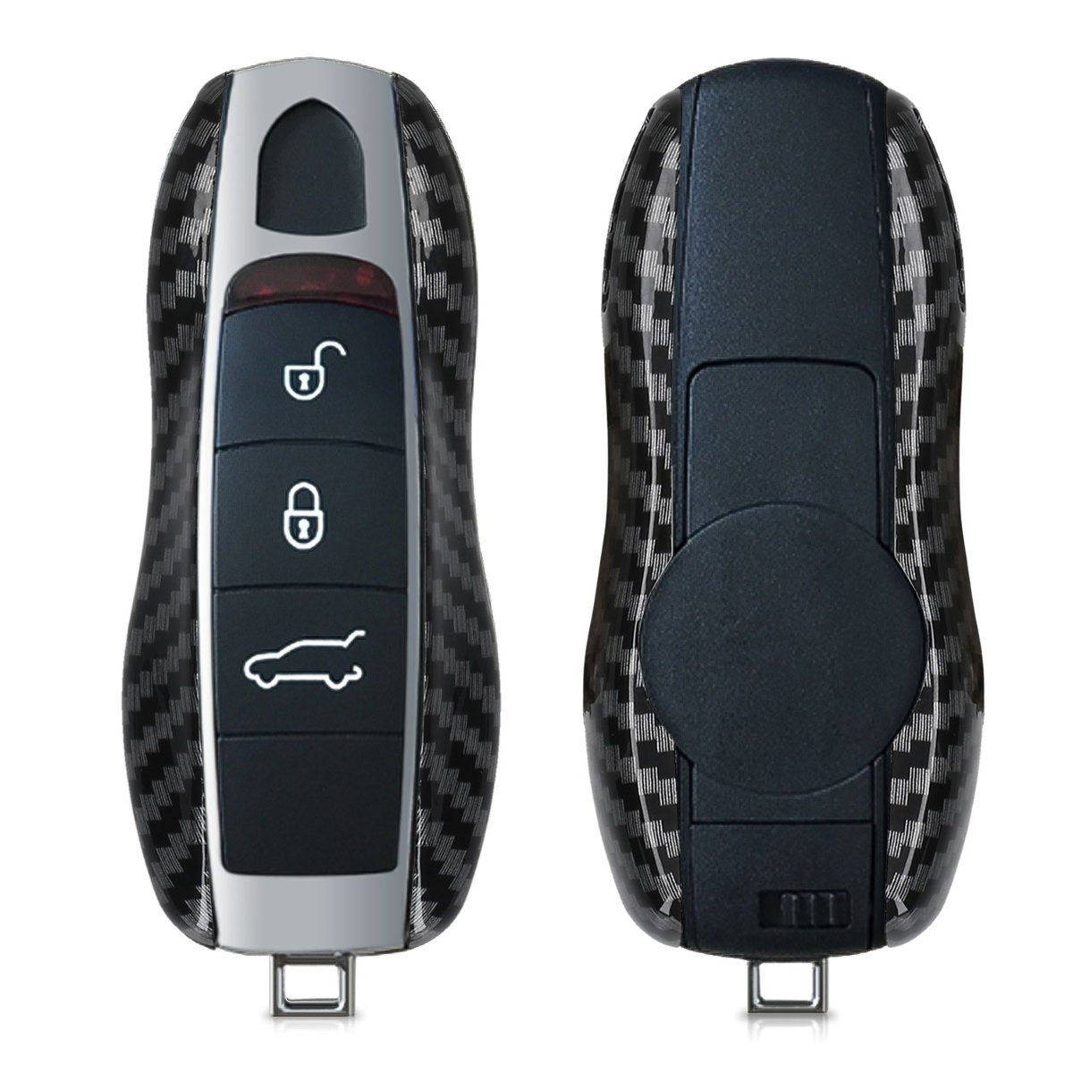 für kwmobile Hardcover Schutzhülle Autoschlüssel Porsche für Schlüsseltasche Hülle Schlüsselhülle Porsche,