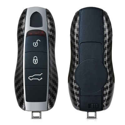 kwmobile Schlüsseltasche Autoschlüssel Hülle für Porsche (1-tlg), Hardcover Schutzhülle Schlüsselhülle