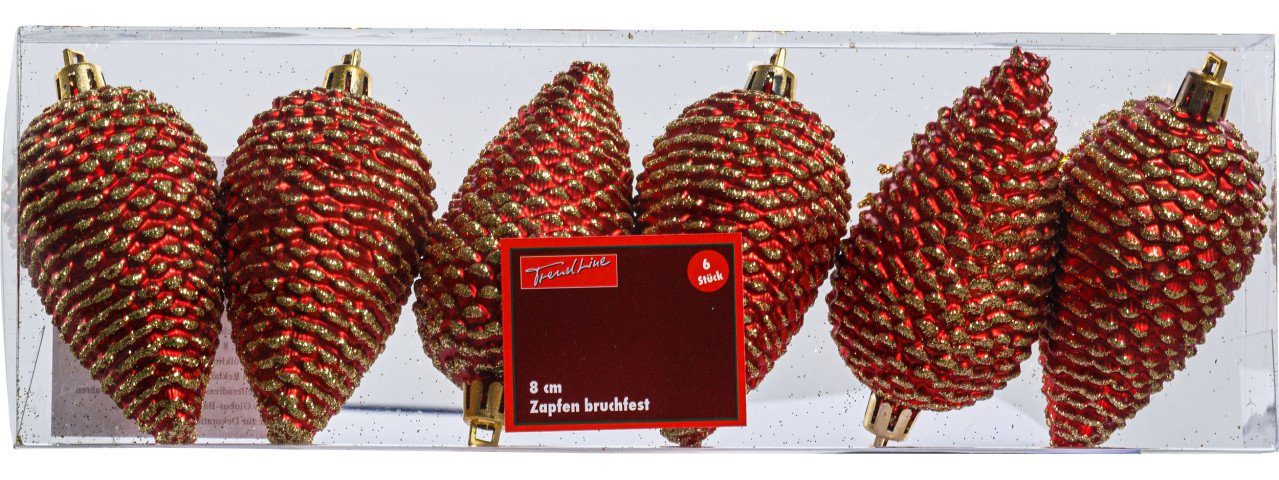 Trend Line Christbaumschmuck Trendline Weihnachtskugeln Zapfen bruchfest günstig online kaufen