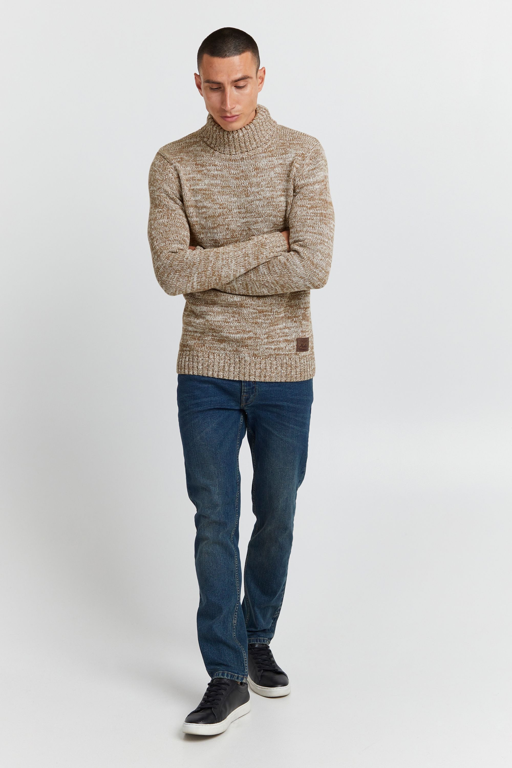 !Solid Rollkragenpullover SDPhilaremo Strickpulli in Melange-Optik günstig online kaufen