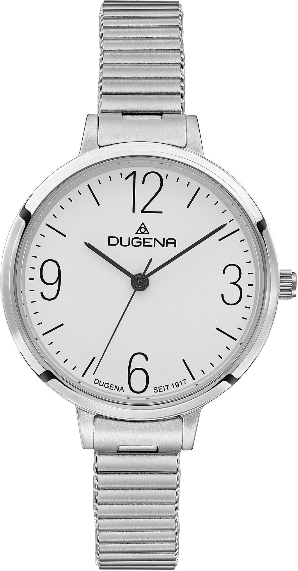 Dugena Quarzuhr Fiona, 4461094, Gehäuse aus Edelstahl, Gehäuse-Ø ca. 32 mm | Mechanische Uhren