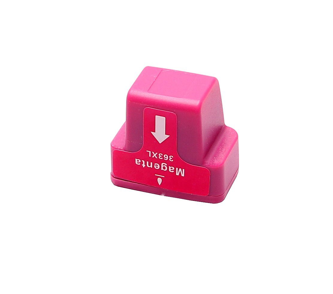 ABC Tintenpatrone (Kompatible Druckerpatrone für HP 363XL Magenta Photosmart 3100, C5175 C5180 C5185 C5190 C5194 C6150 C6160 C6170 C6175 C6180 C6185 C619)