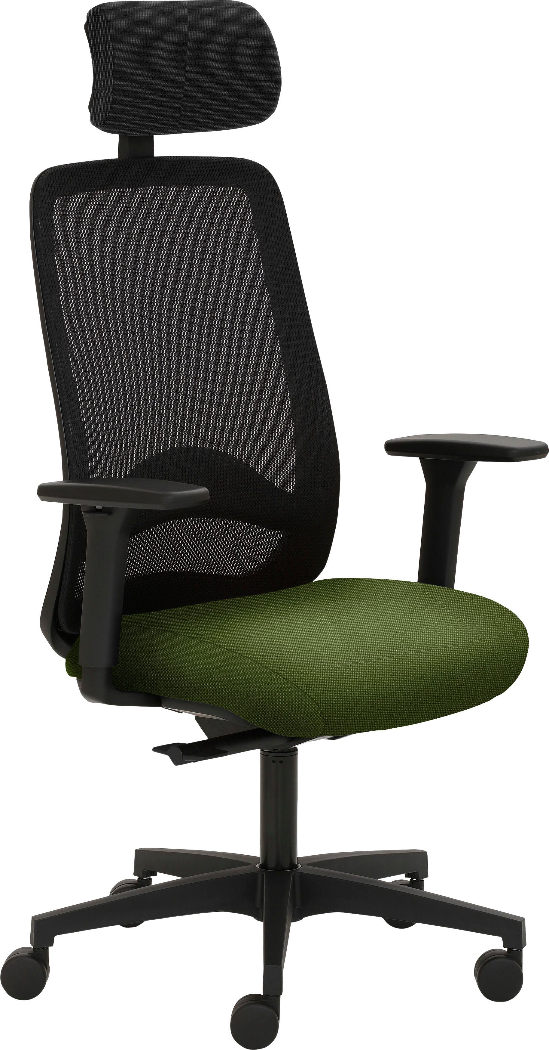 | Mayer Kopfstütze, Drehstuhl Farngrün Armlehnen, Sitztiefenverstellung 2228, Farngrün höhenverstellbare Sitzmöbel