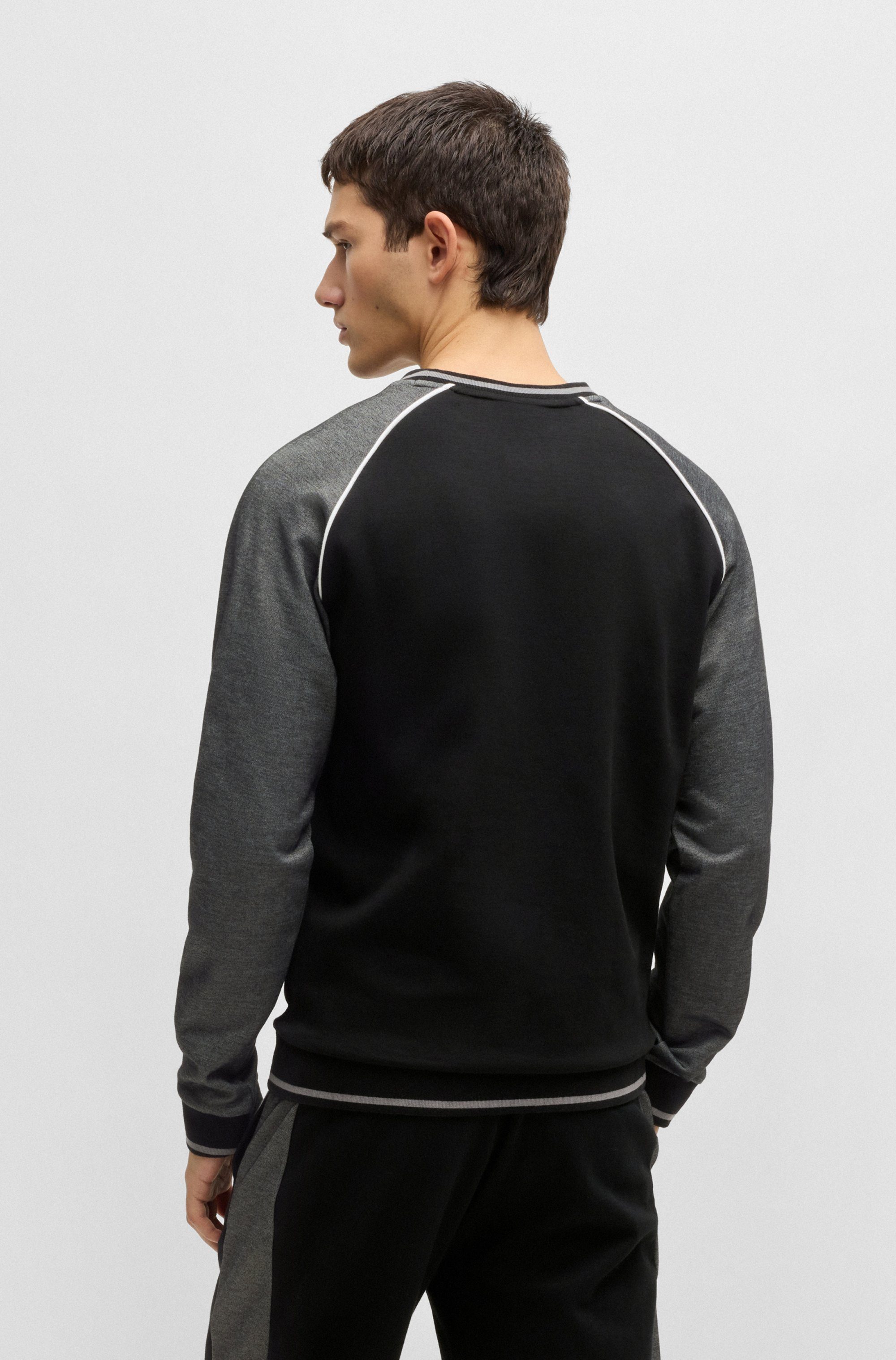 BOSS Sweatshirt mit kontrastfarbenen Details günstig online kaufen