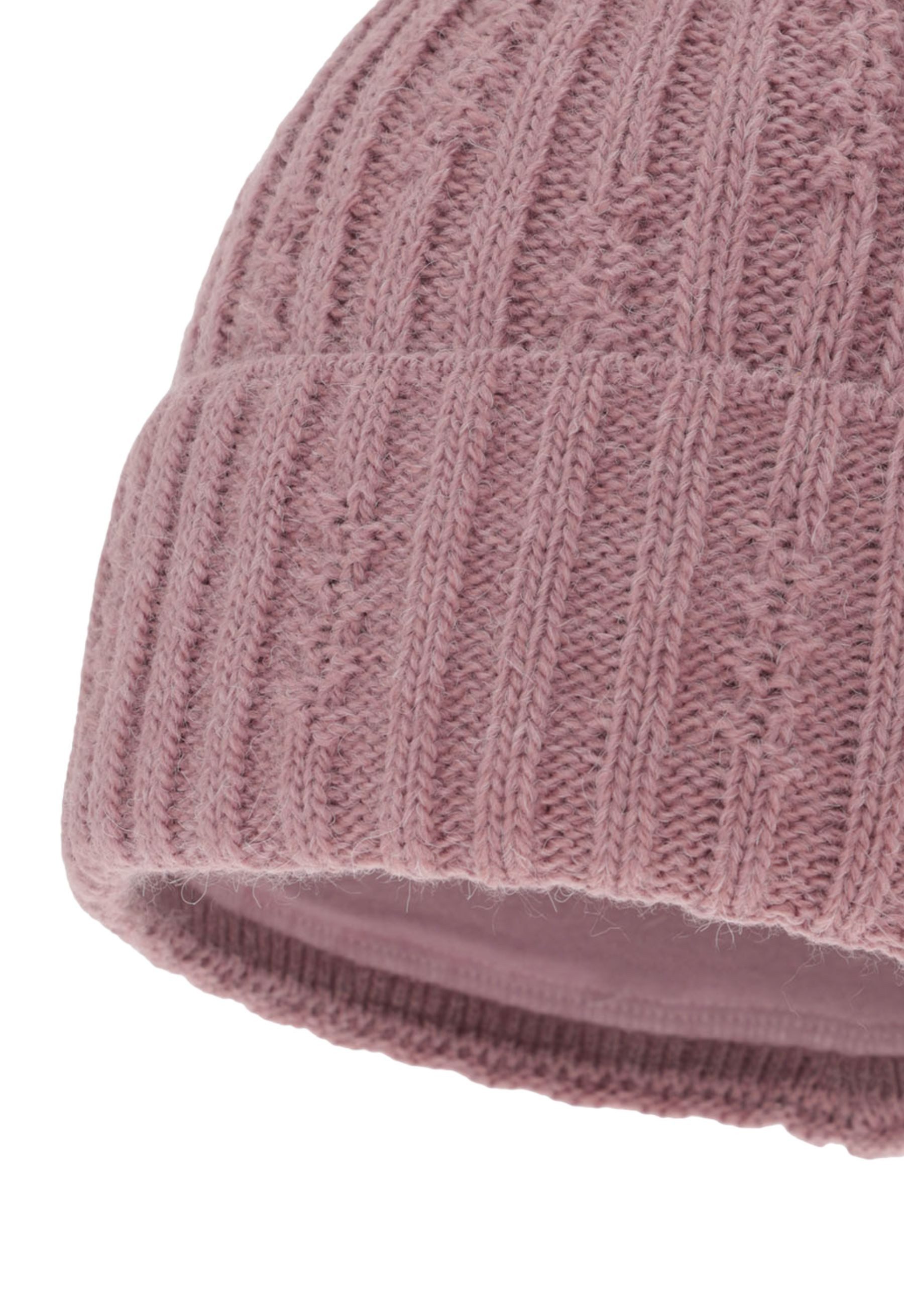 Diademita Beanie Damen-Wintermütze – Savona mit Bommel (Set)