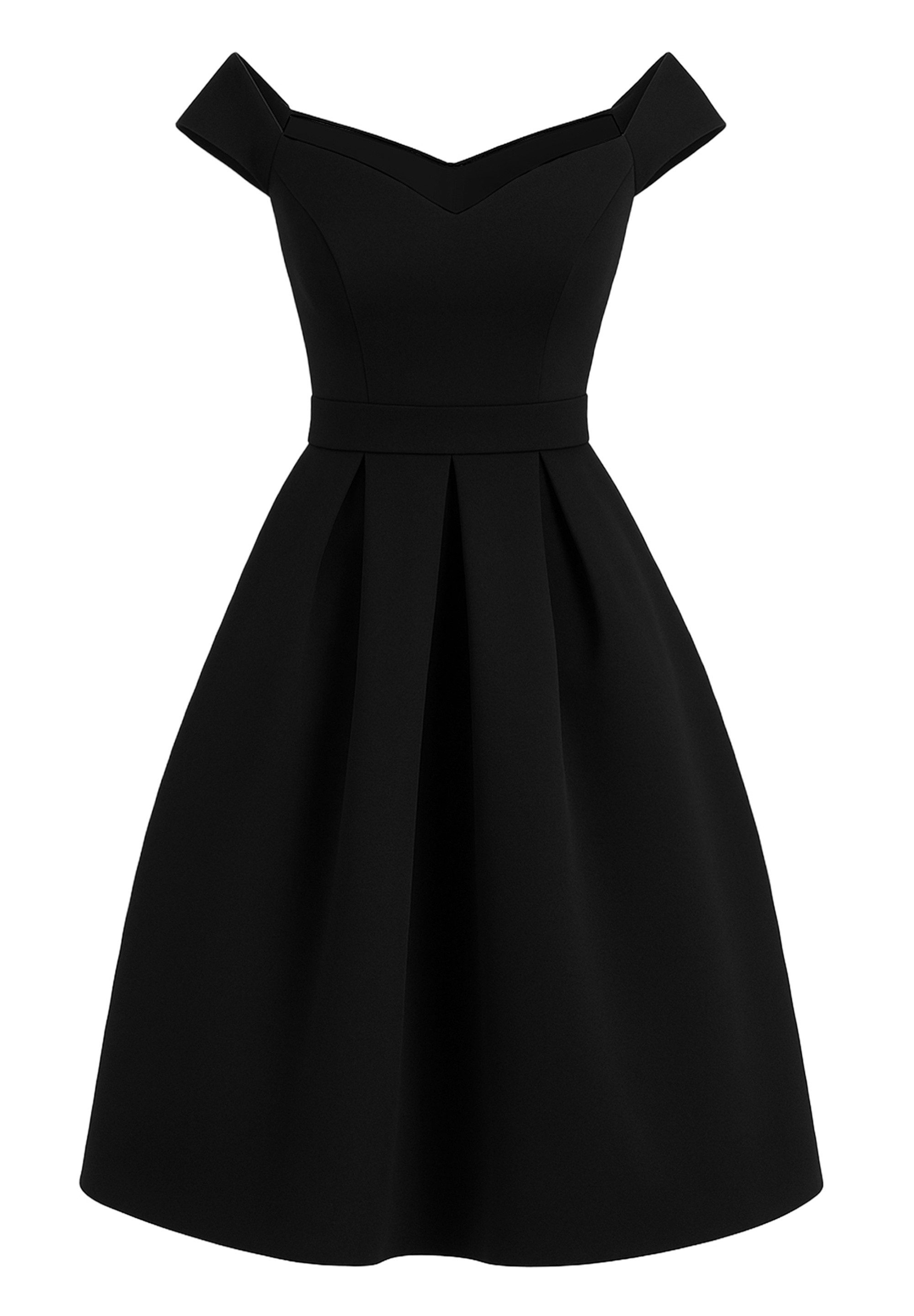 Goddiva Midikleid Scuba Foam Skater Midi günstig online kaufen