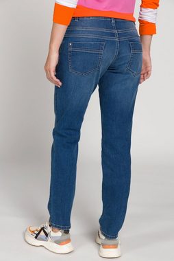 Gina Laura Regular-fit-Jeans Jeans Tina Taschen-Abnäher 5-Pocket gerades Bein