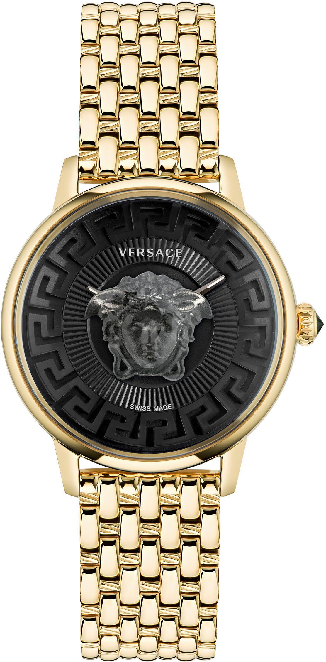 Versace Quarzuhr MEDUSA ALCHEMY, VE6F00523, Armbanduhr, Damenuhr, Saphirglas, Swiss Made