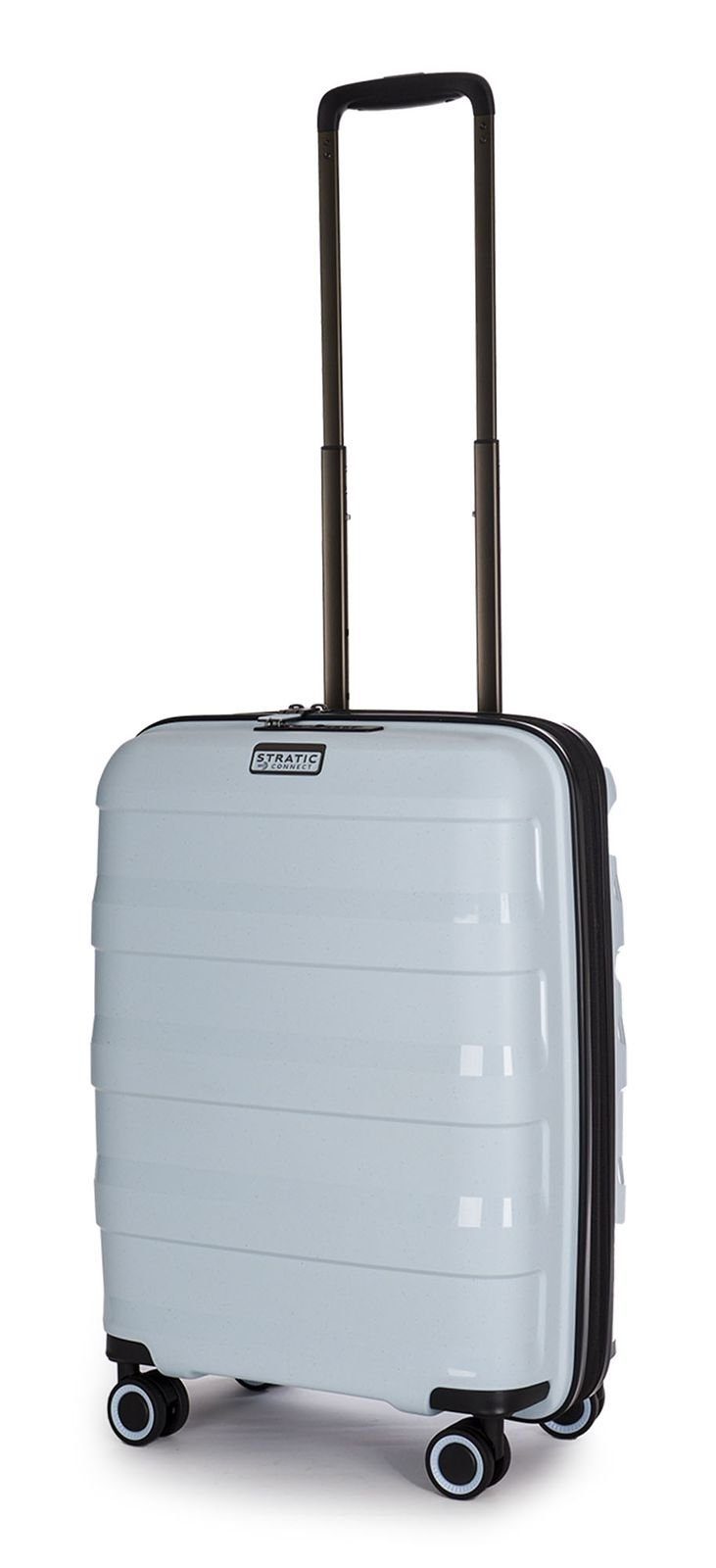 Stratic Pastel Rollen +, Hartschalen-Trolley Blue 4 Straw