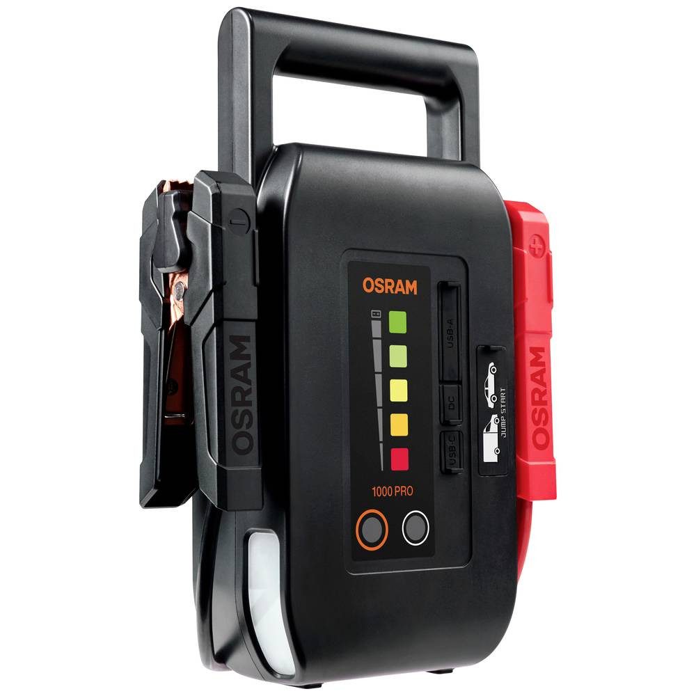 Osram Lithium-Ionen-Kobalt-Starthilfe Energiestation, USB-Steckdose 2x