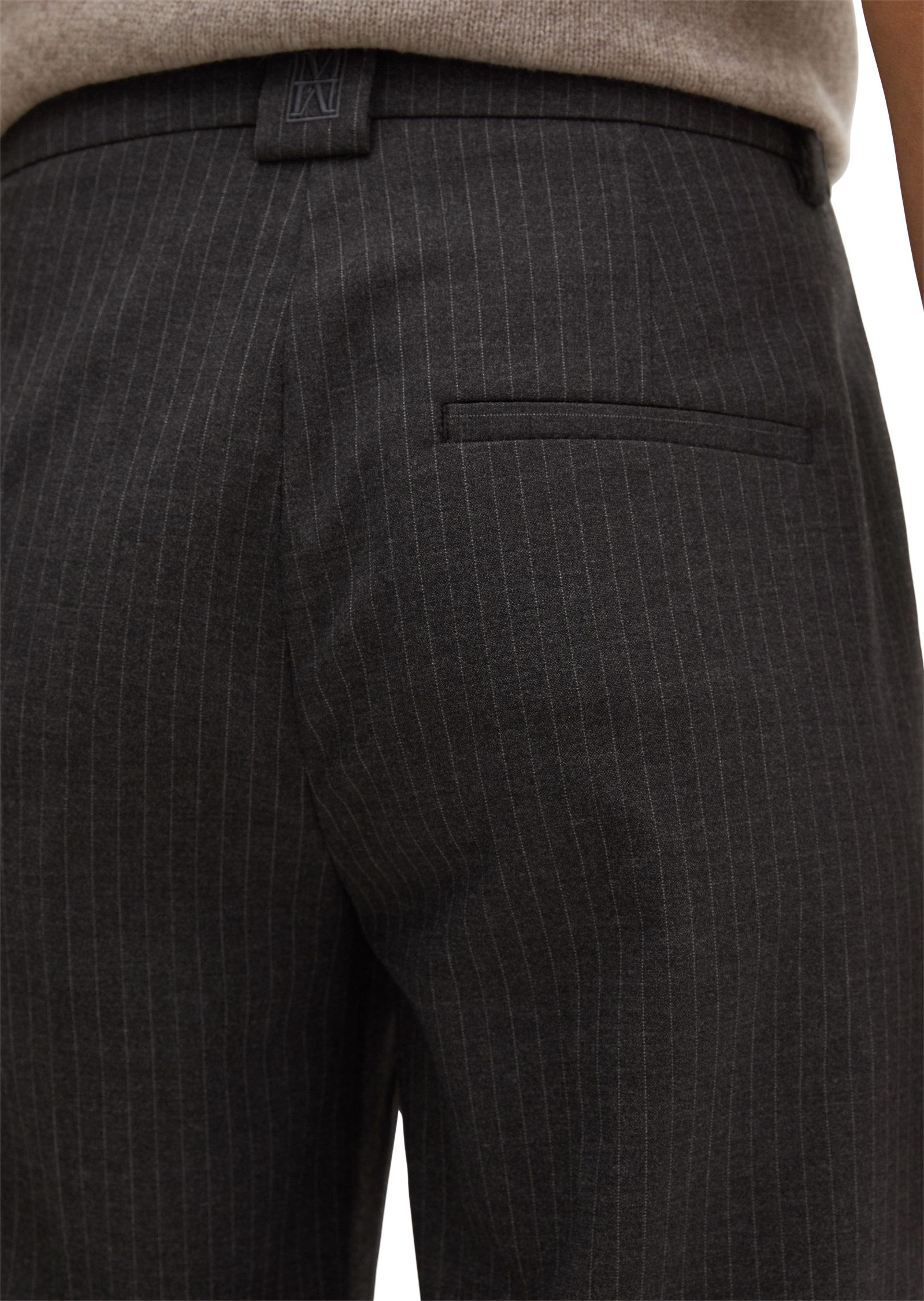 Marc O'Polo 7/8-Hose mit Schlitz am Saum, Slim Fit