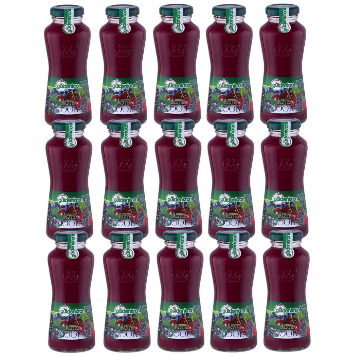 Güldenkron Saft, Güldenkron Smoothie Rot Fruchtsaft Püree und Konzentrat 15x200ml
