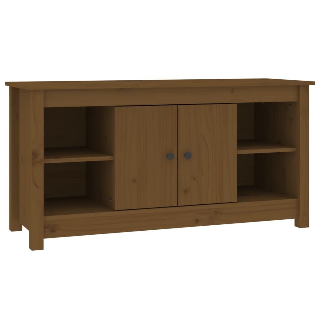 Honigbraun TV-Schrank Kiefer 103x36,5x52 Massivholz furnicato cm