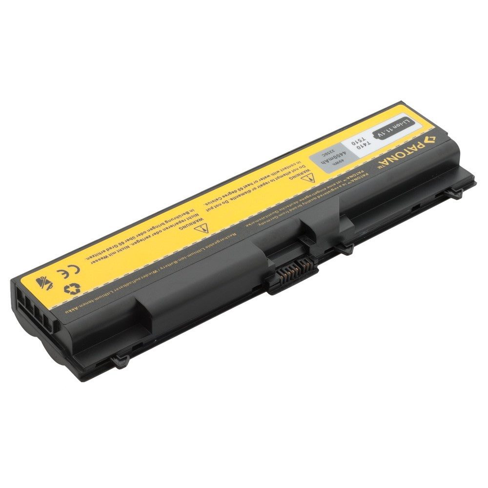 Patona Akku für Lenovo E40 T410 ThinkPad E50 L410 L412 L510 Laptop-Akku Ersatzakku 4400 mAh (11,1 V, 1 St), Edge 14 0578-47B 42T4712