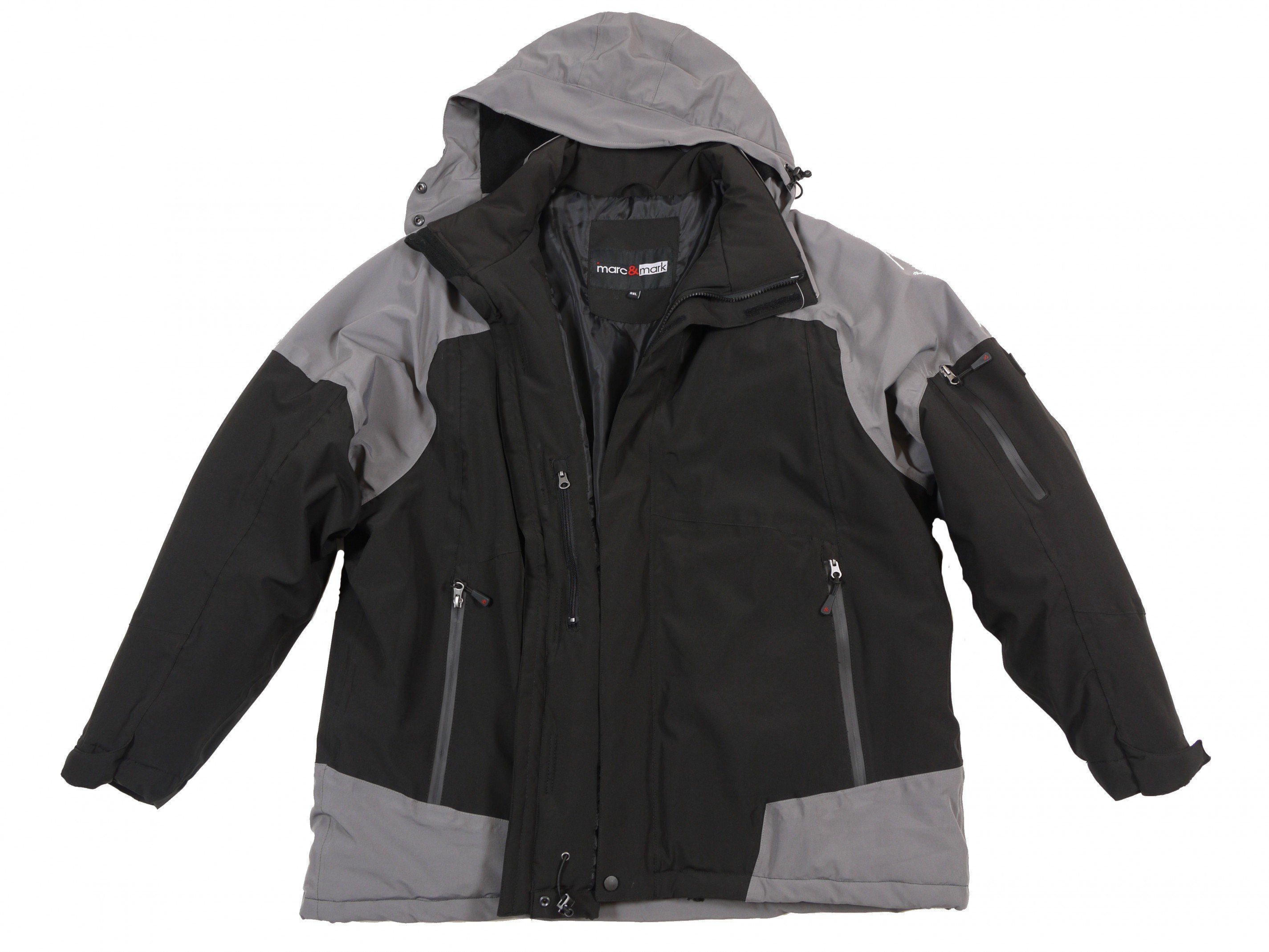 Winterjacke Leichte Funktions- Winterjacke in Übergrößen, anthrazit