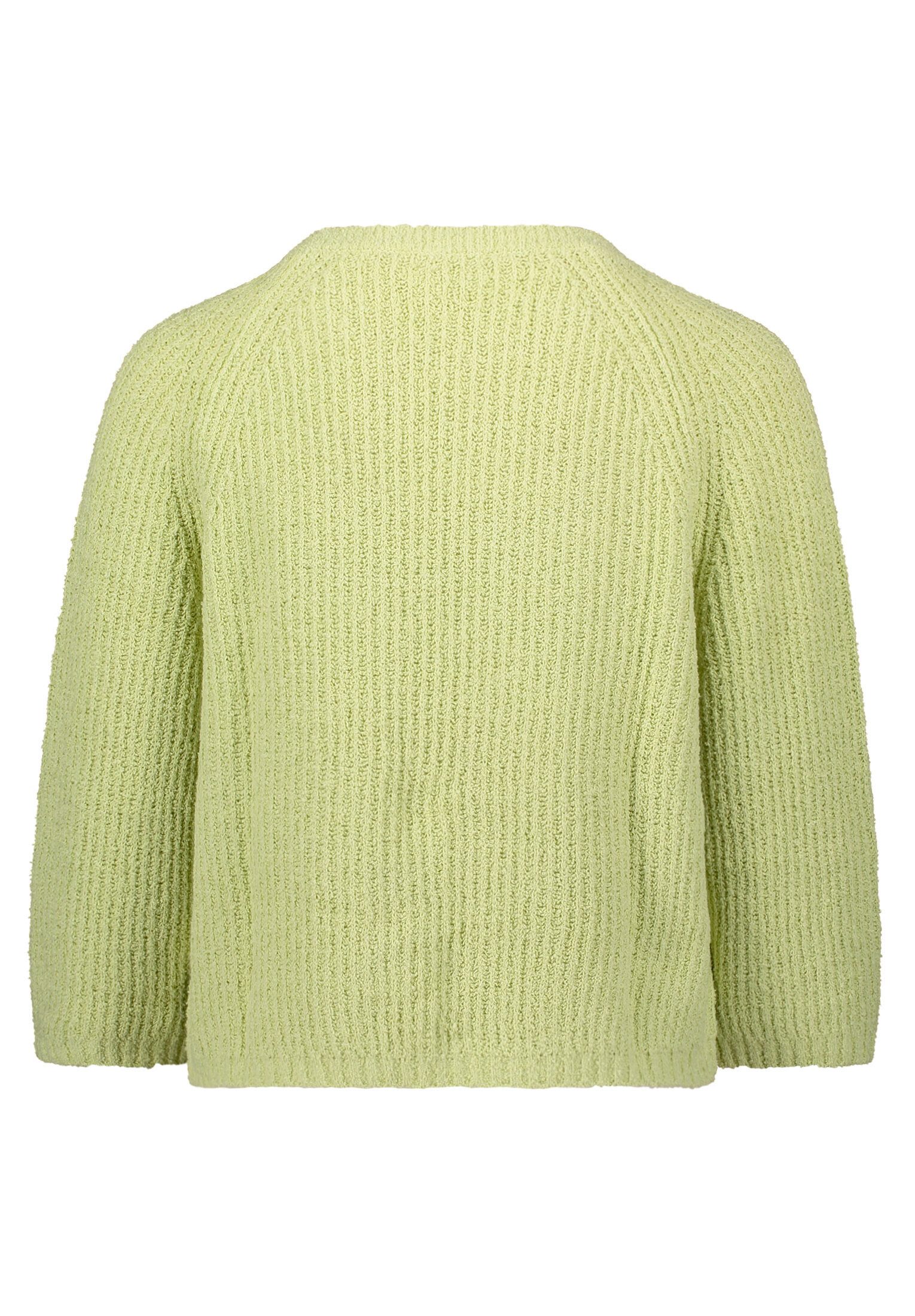 Cartoon Strickpullover Damen mit Rundhalsausschnitt (1-tlg) Struktur