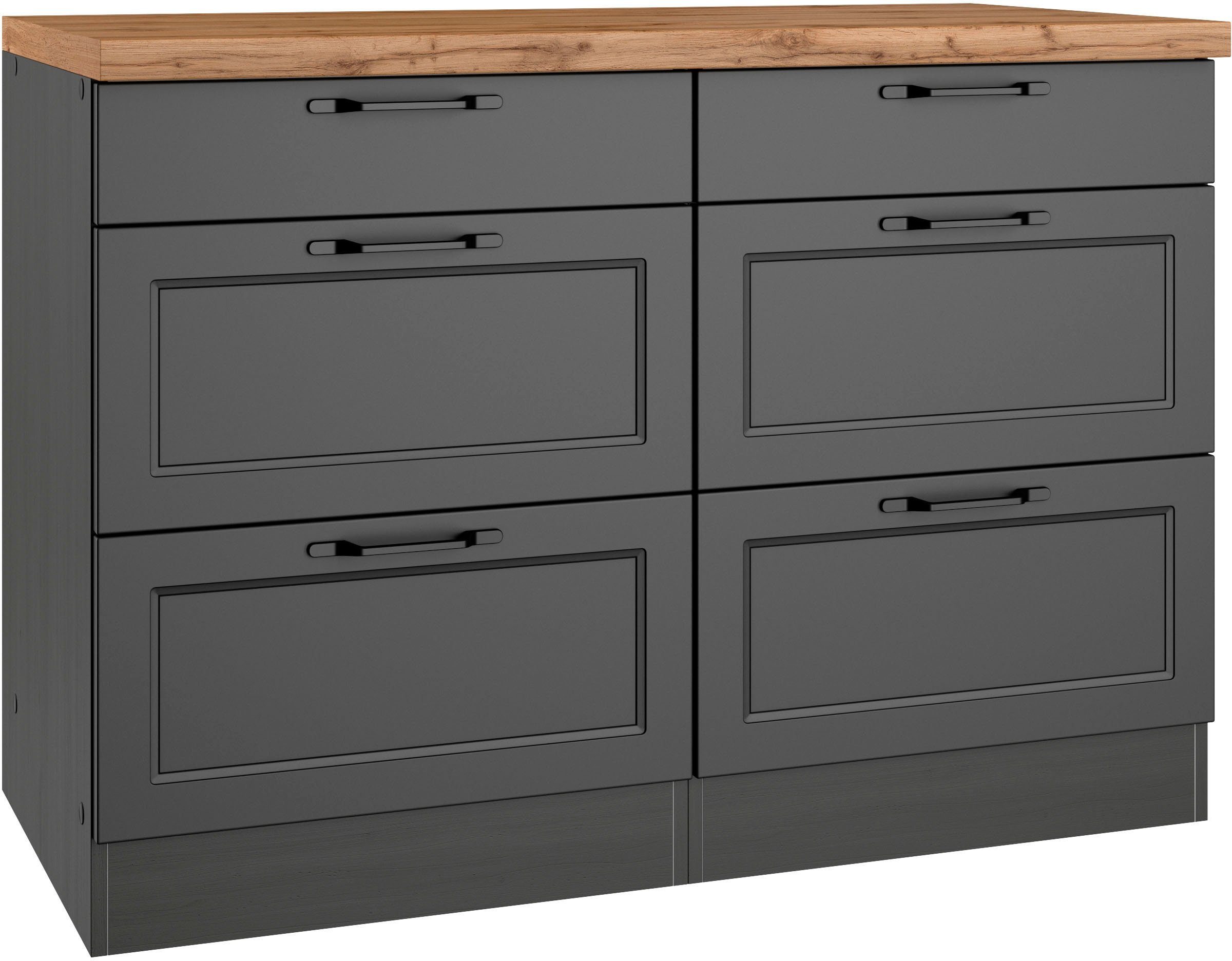 KOCHSTATION Unterschrank KS-Lana Breite 120 cm