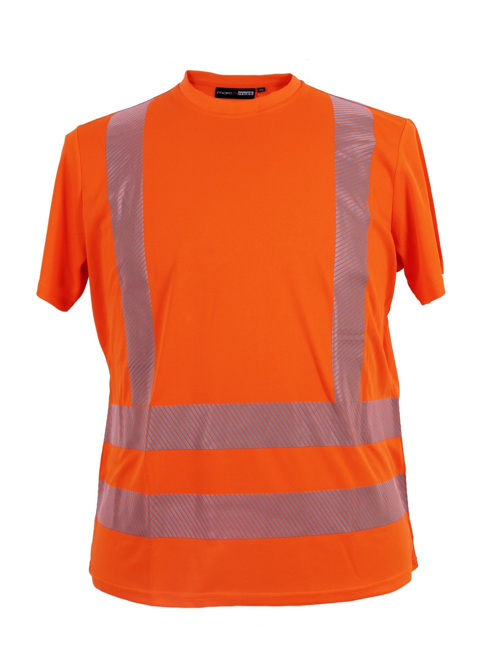 marc & mark T-Shirt Warn T-Shirt von Marc&Mark in großen Größen, orange