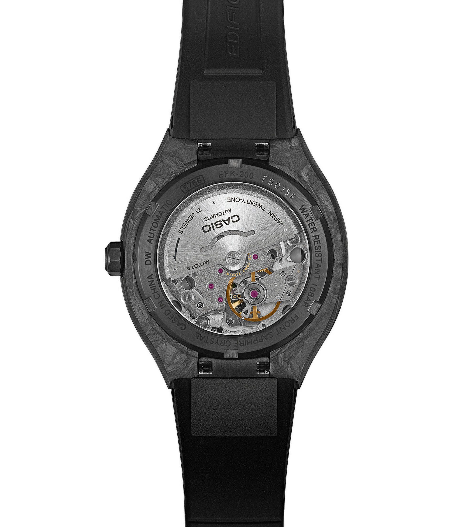CASIO EDIFICE Automatikuhr EFK-200XPB-1AER, Armbanduhr, Damenuhr, Herrenuhr, Mechanische Uhr, analog, Tag