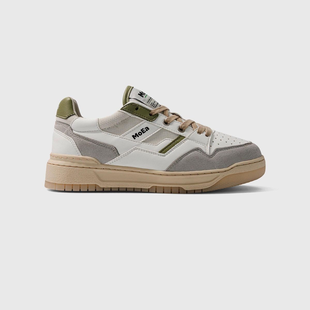 Moea GEN2 - Cactus White & Aloe Outdoorschuh Nachhaltige und stylische Sneaker aus Kaktusmaterial mit veganer