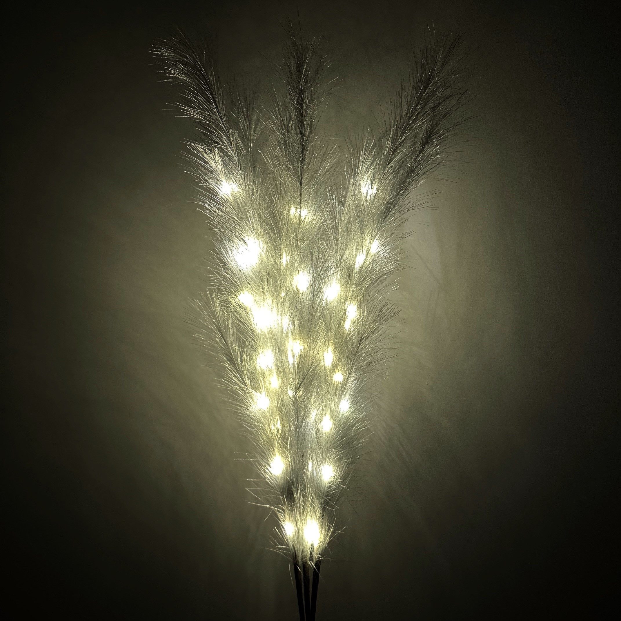 Kunstpflanze künstliches Pampasgras mit LED-Beleuchtung, Timer - 80 bis 115 günstig online kaufen