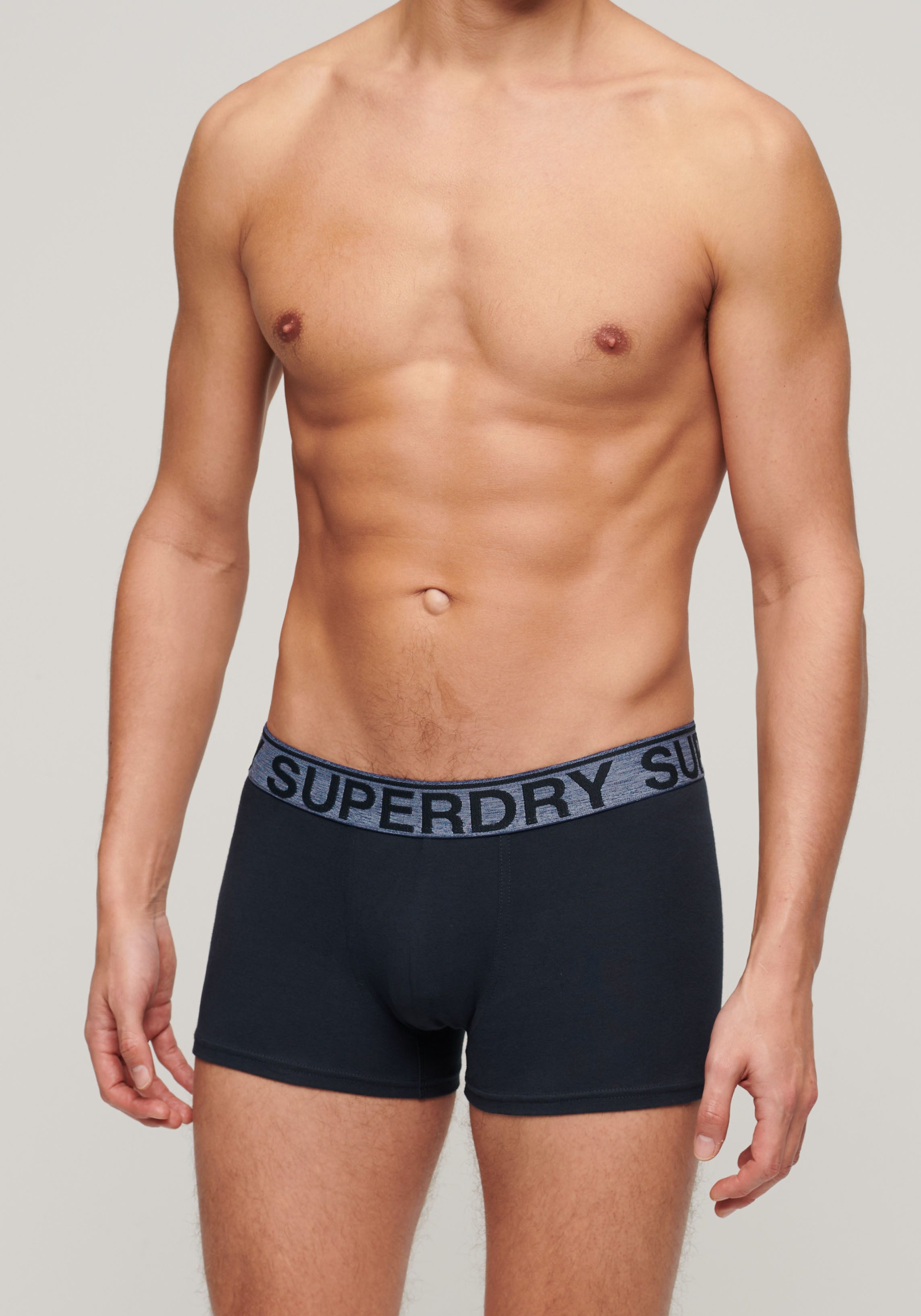 Superdry 3-er Set Trunks Blau günstig online kaufen