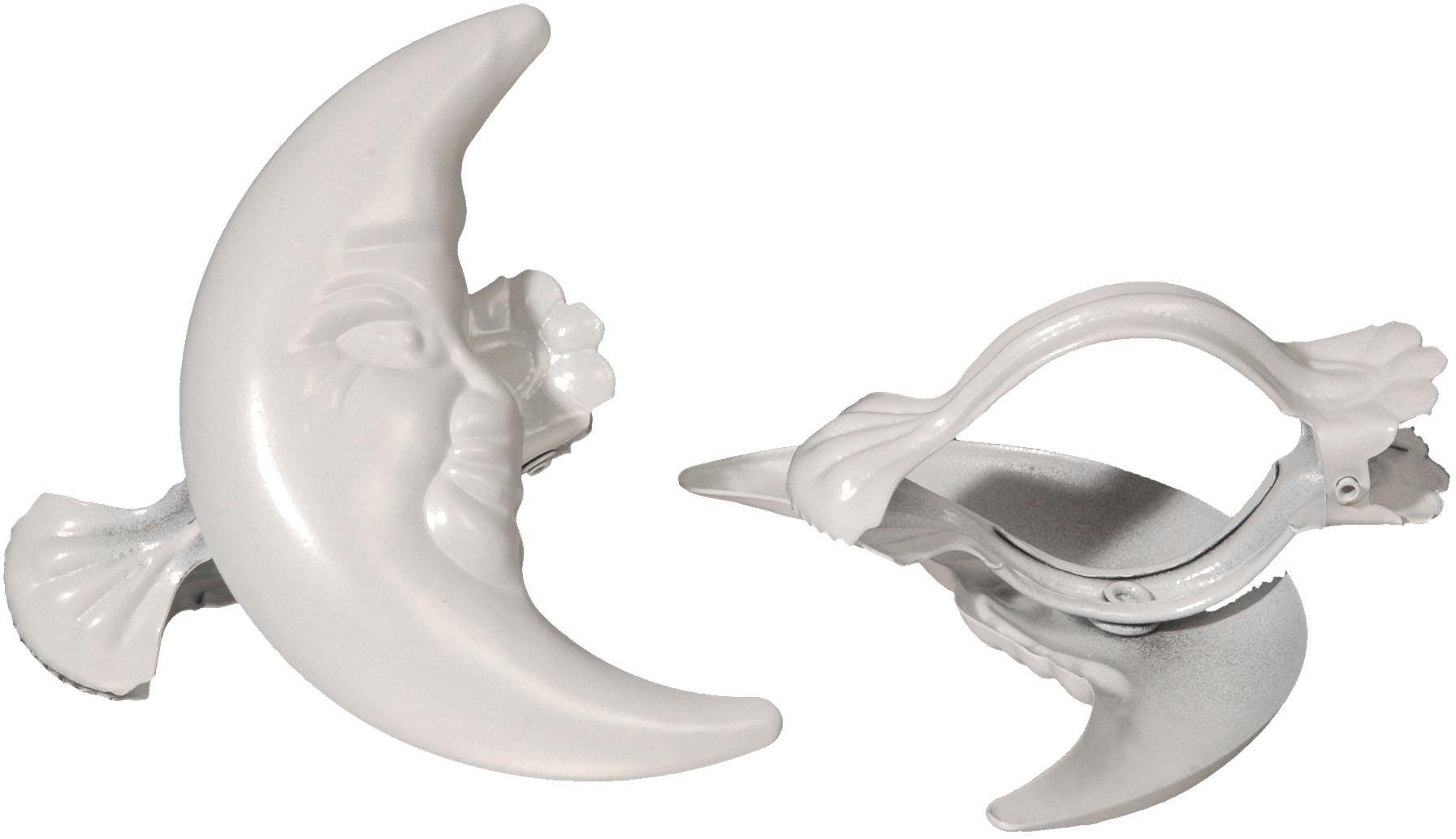 Liedeco Dekoklammer Mond, Gardinen, Vorhänge, (Packung, günstig online kaufen