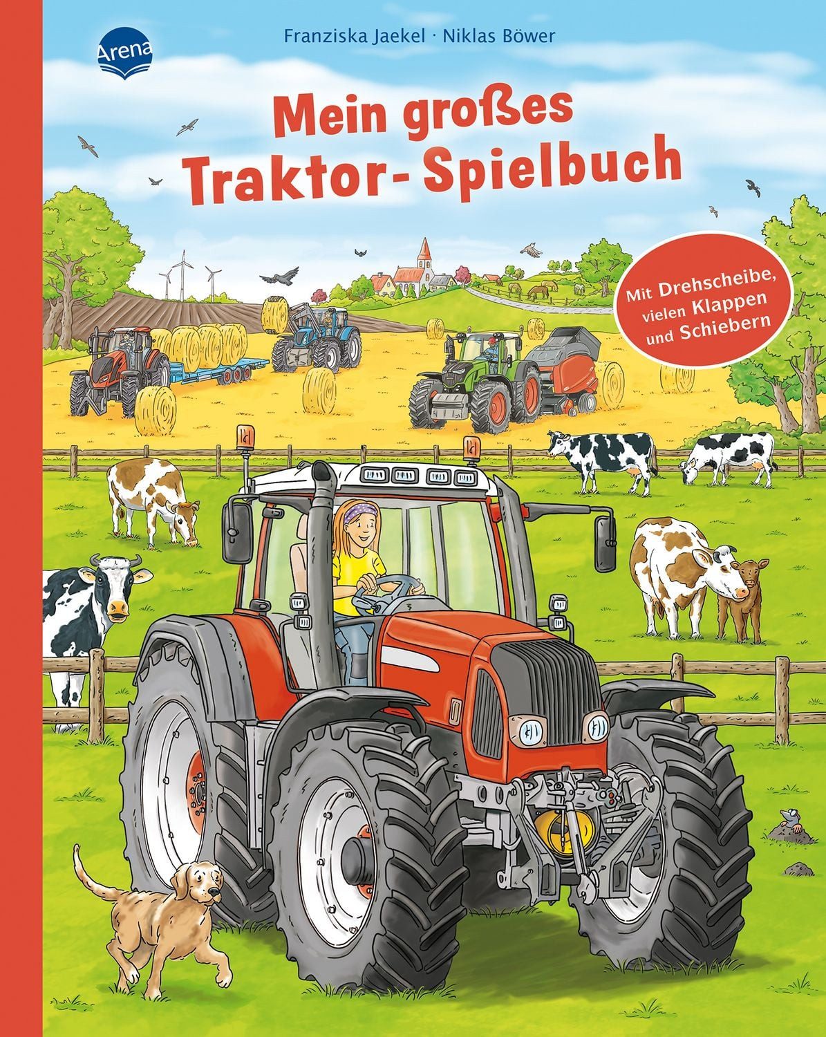 Mein großes Traktor-Spielbuch. Mit Drehscheibe, vielen Klappen und Sch / Franziska Jaekel