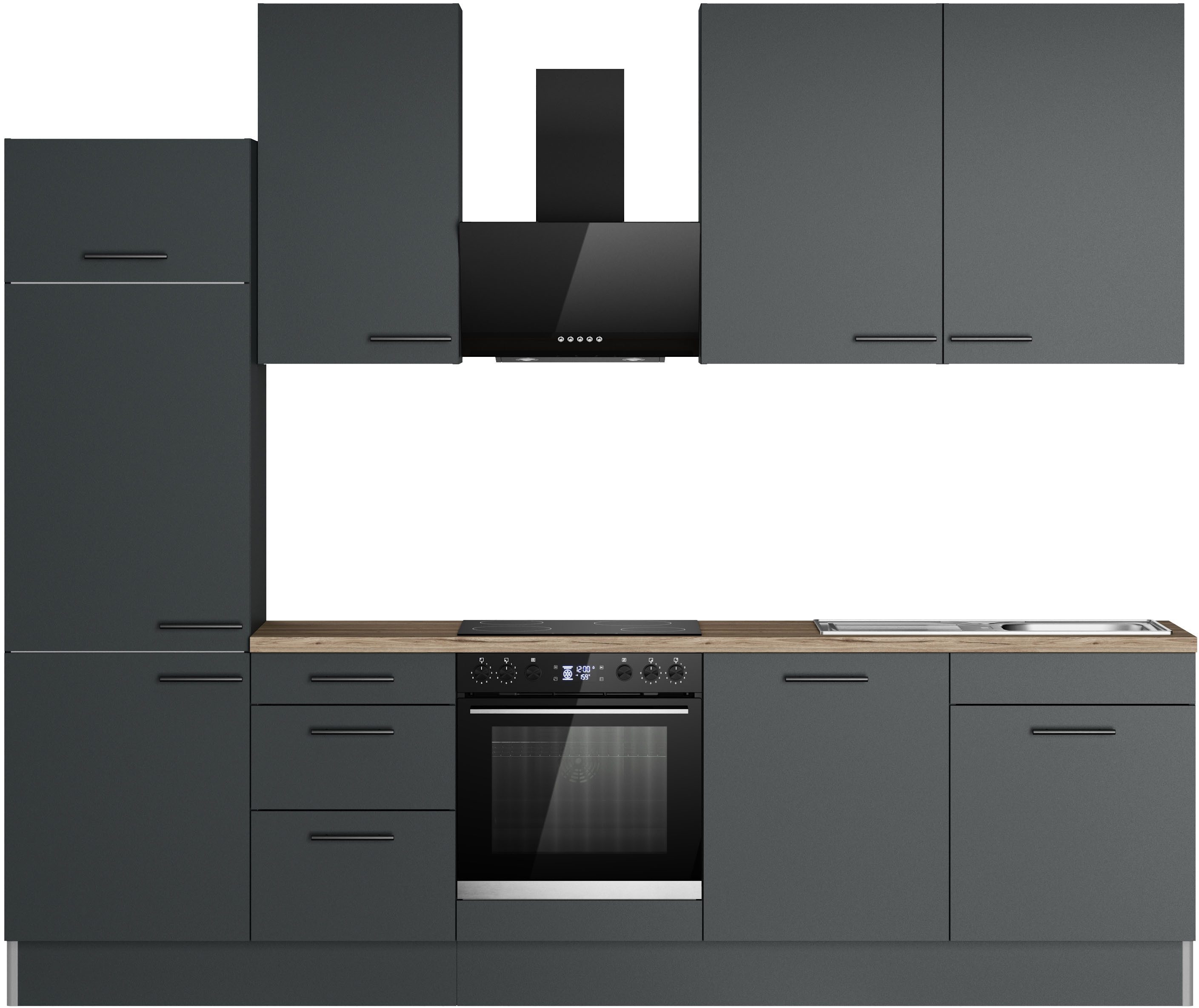 OPTIFIT Küchenzeile "Fiona" Breite 290 cm, mit Hanseatic-E-Geräten, in Prem günstig online kaufen