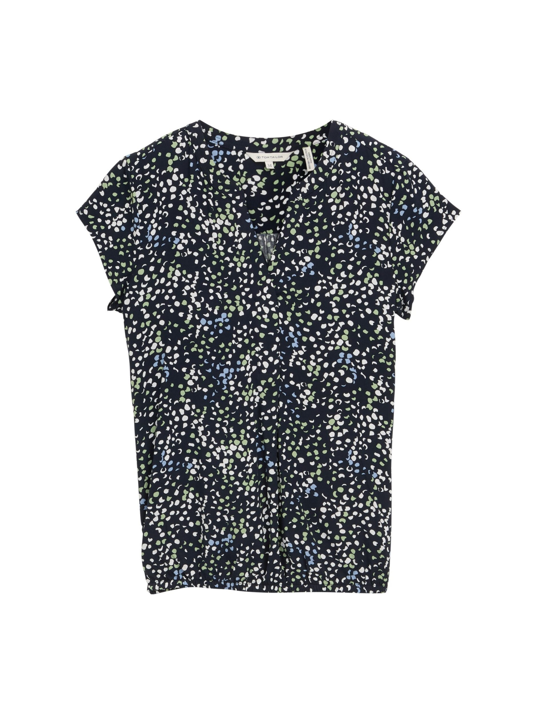 multicolor navy dot structure