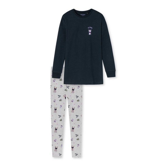 Schiesser Pyjama Tomorrows World Organic Cotton (Set 2 tlg) Schlafanzug Langarm - Baumwolle -