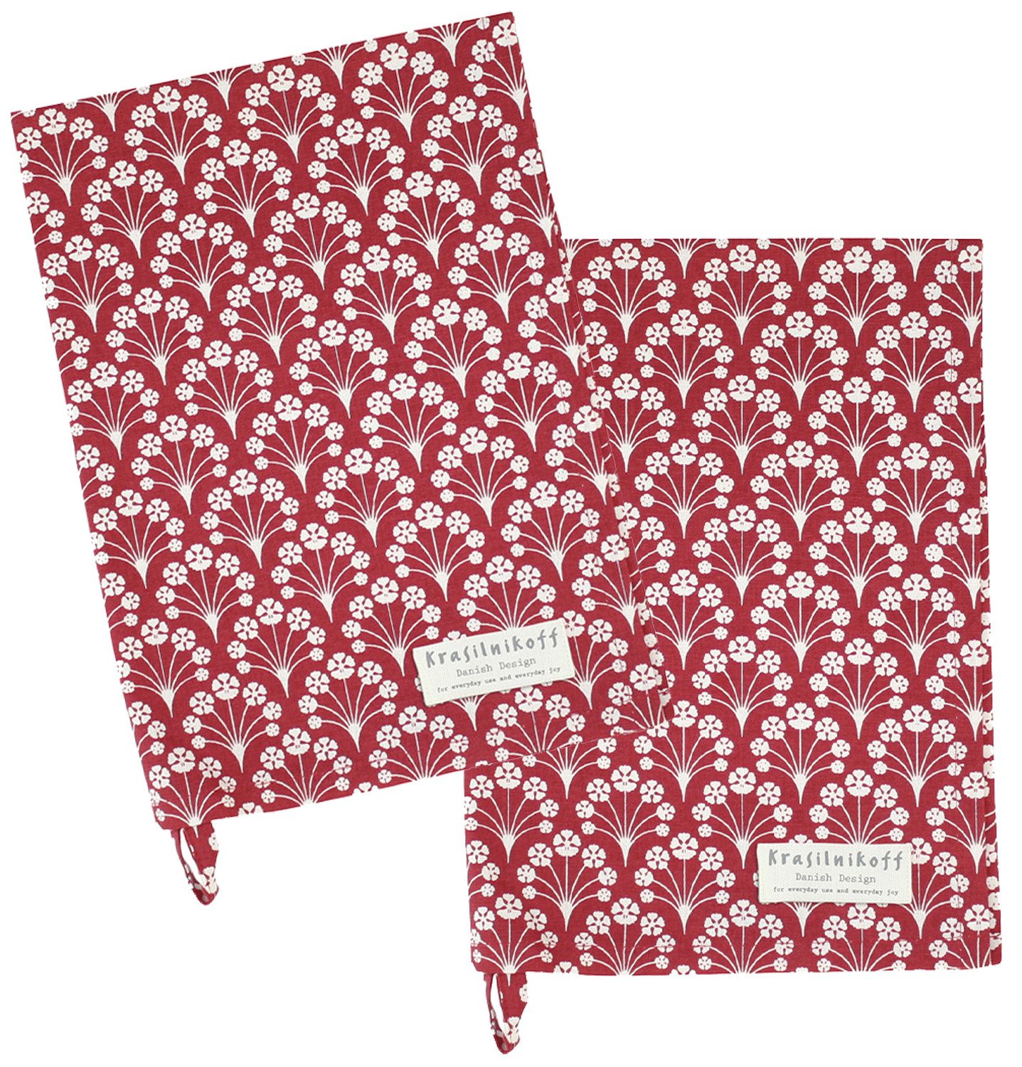 Krasilnikoff Geschirrtuch Bouquet, (2-tlg., 2-teilig), Geschirrtücher günstig online kaufen