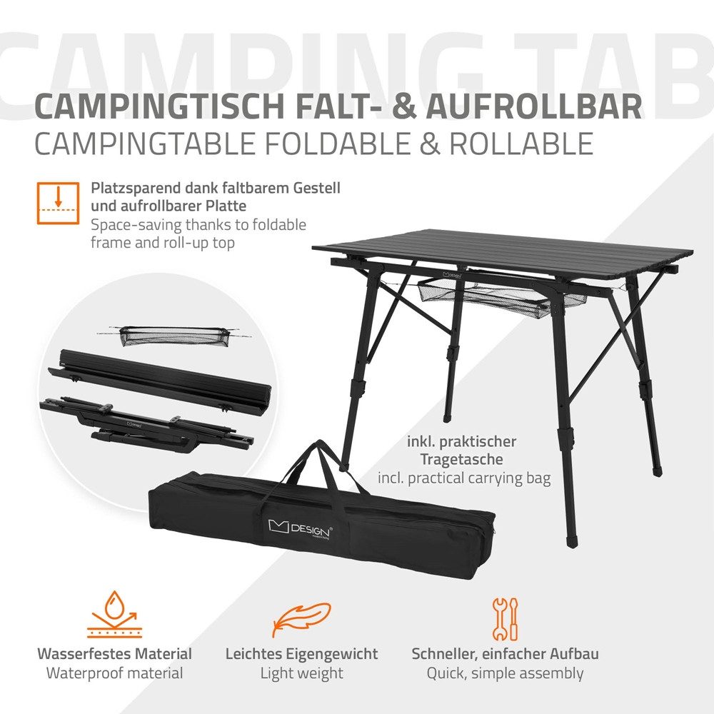 ML-DESIGN Campingtisch Gartentisch klappbar aus Aluminium günstig online kaufen