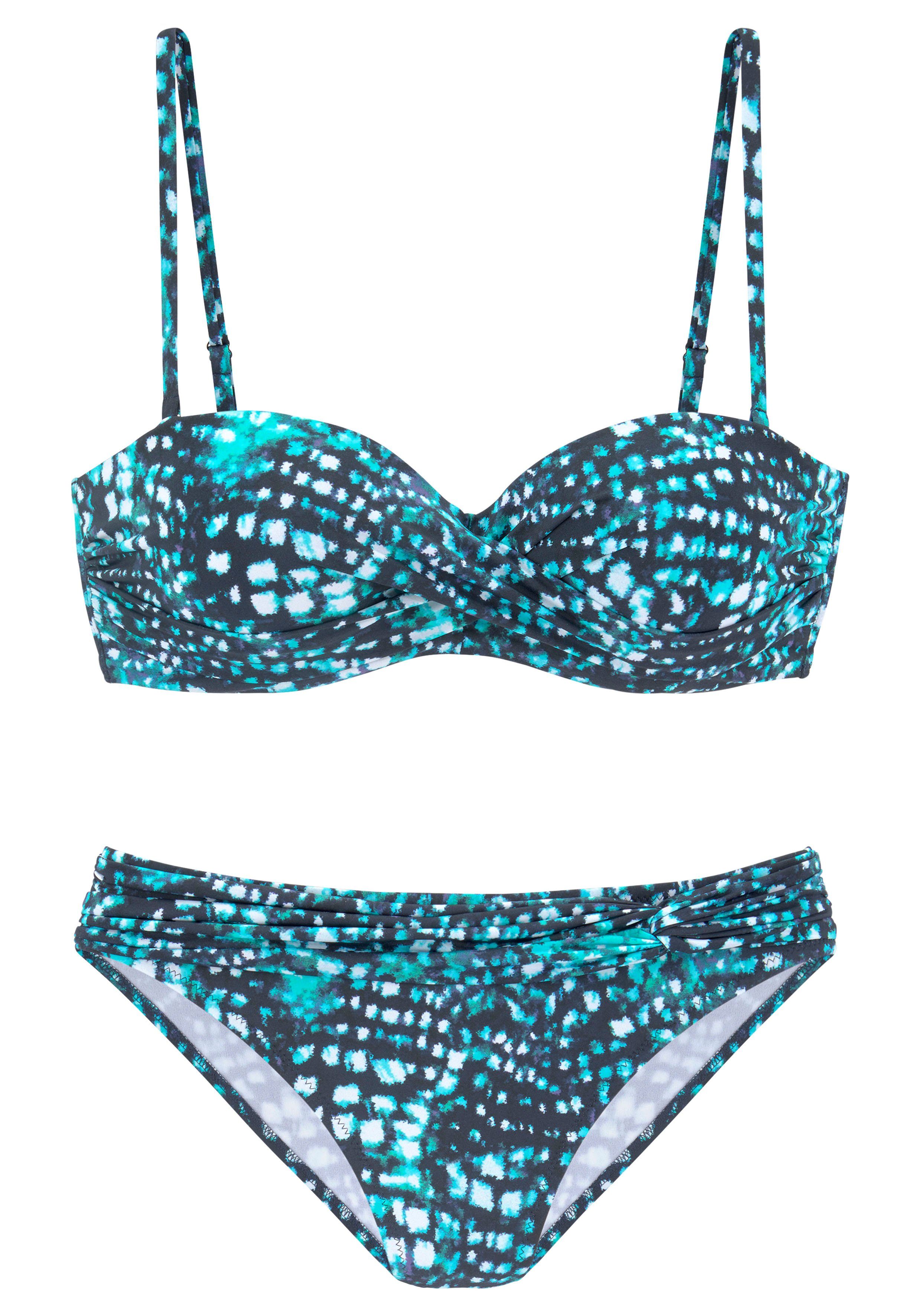 Bruno Banani Bügel-Bandeau-Bikini bedruckt und in günstig online kaufen