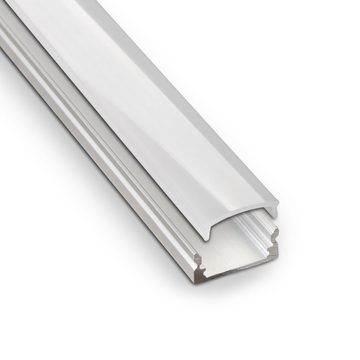 SO-TECH® LED-Stripe-Profil 5 Stück LED-Aluprofil 11, 22 oder 33, Länge je 2 m, Abdeckung opal oder klar, versch. Ausführungen
