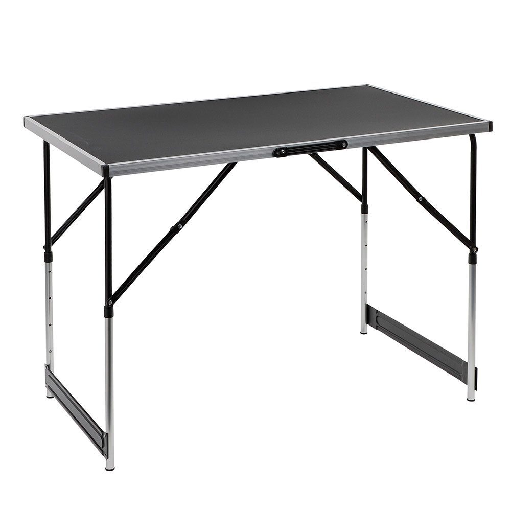 etc-shop Schreibtisch, Universal verstellbar Camping Aluminium Garten Party Klapp Höhe Tisch