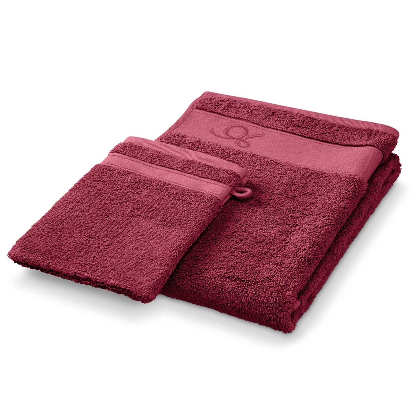 EASYmaxx Handtuch Set (2-tlg), DESCAMPS Handtuch & Waschlappen, lila online  kaufen | OTTO