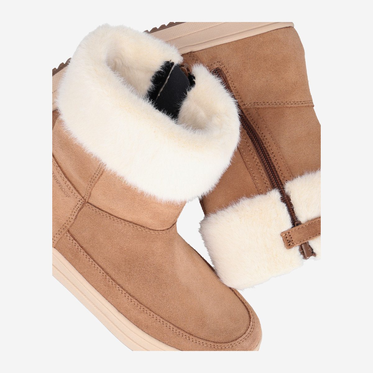 Geox GEOX REBECCA, Warmfutter, Braun, Kinder Stiefel