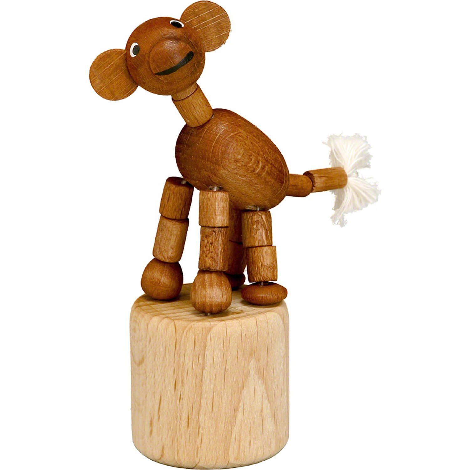 Jan Stephani Erzgebirgische Volkskunst Dekofigur Wackeltier Affe (8cm) von Jan Stephani