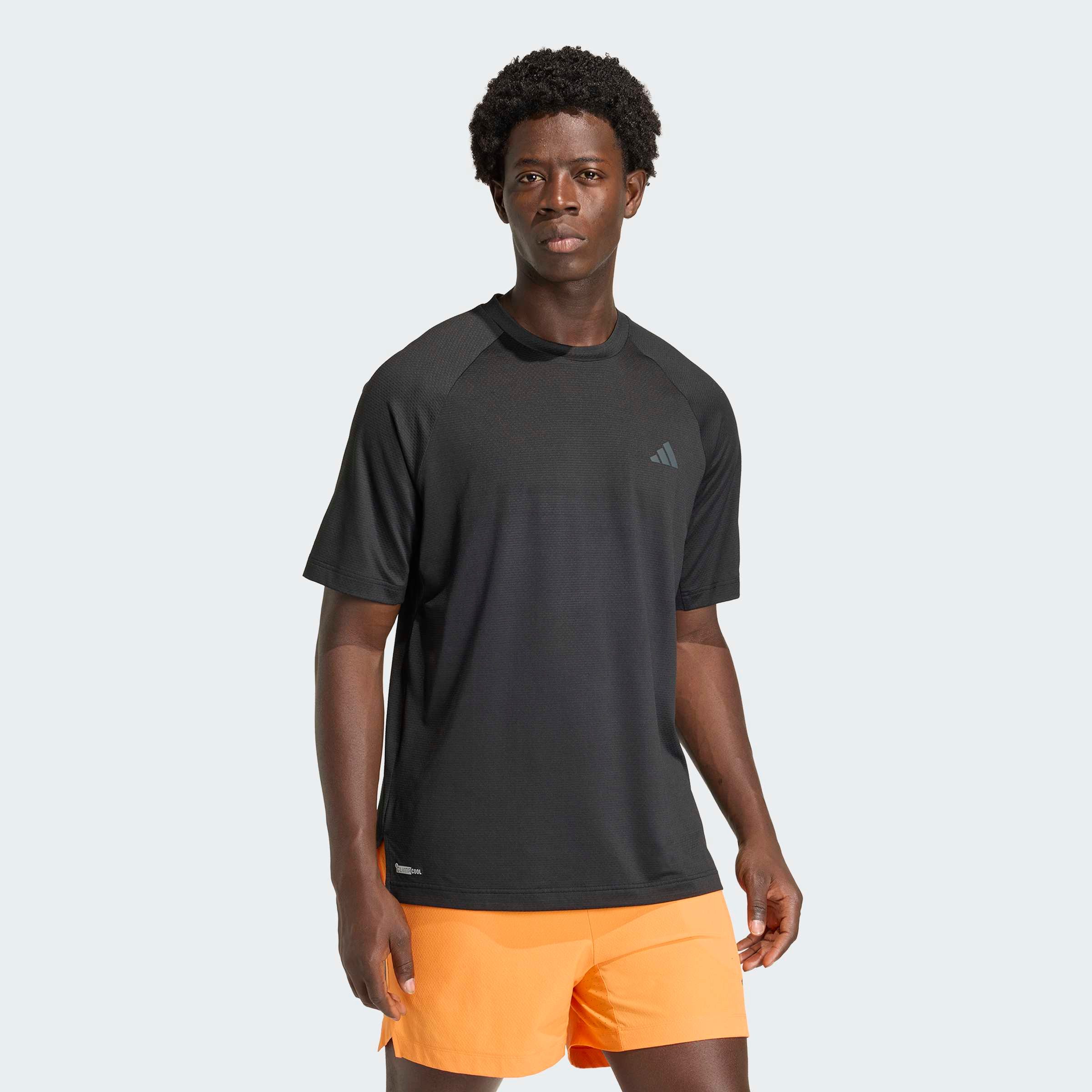 adidas Performance T-Shirt TECHESS TEE sportlicher Stil, mit Rundhalsausschnitt, Kurzarm, normale Länge