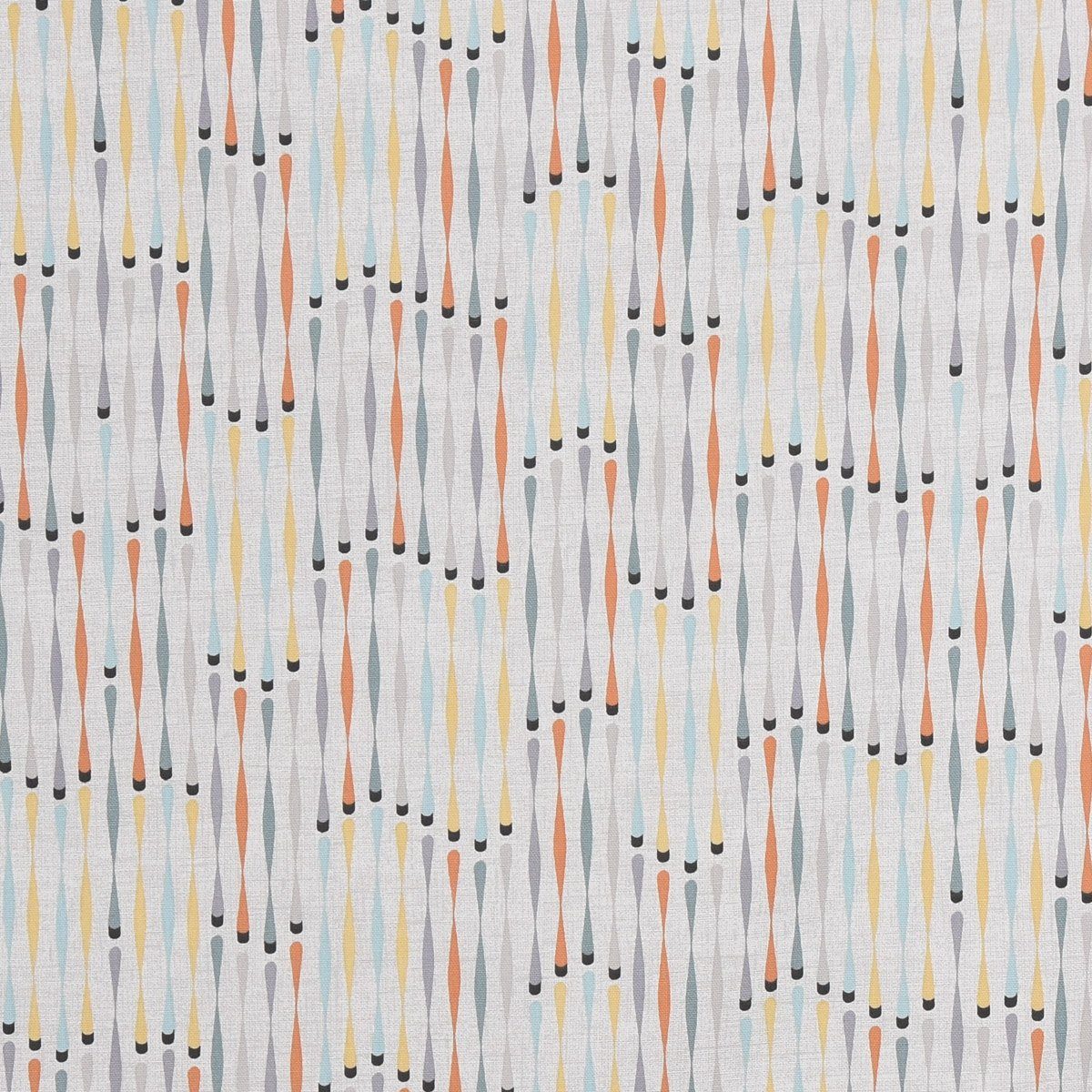 Germany, geom. SCHÖNER grau orange in Smokband Vorhang made Stäbchen vorgewaschen blau LEBEN. St), (1 Vorhang gelb LEBEN., Baumwolle, SCHÖNER handmade, 245, blickdicht, beige