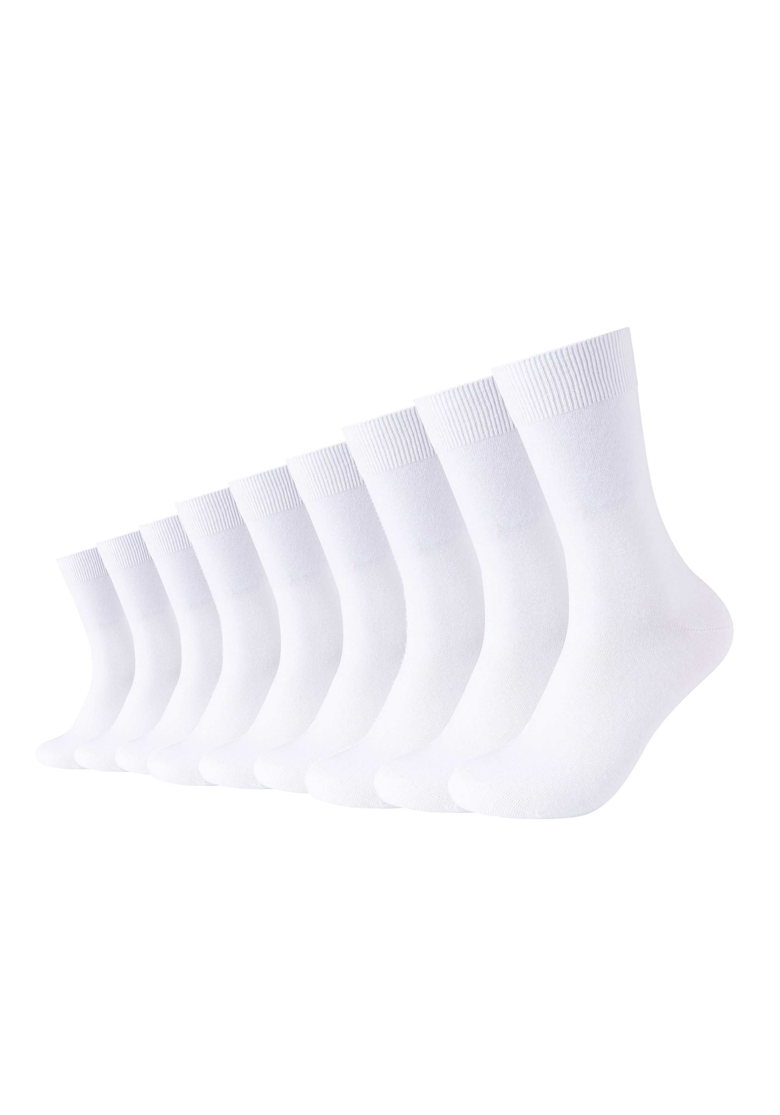 Camano Socken comfort (9 Paar) mit verstärktem Fersen- und Zehenbereich