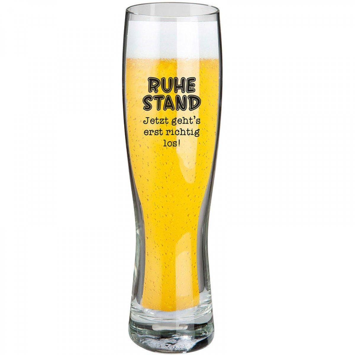 GILDE Bierglas Weizenbierglas Bierglas Ruhestand Glas