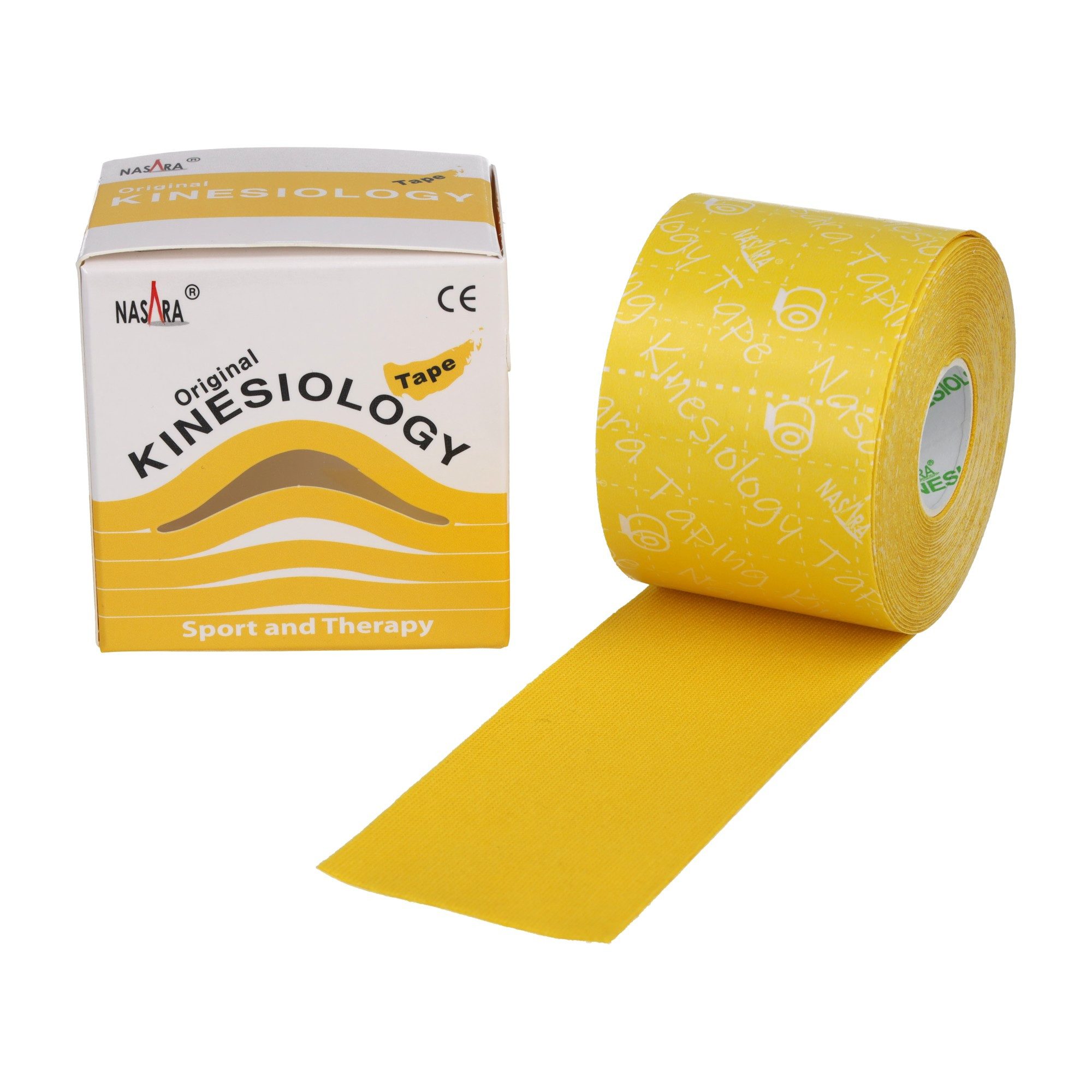 NASARA Kinesiologie-Tape 5cm x 5m 12 Farben
